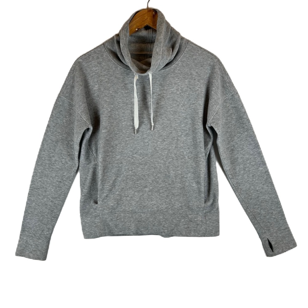 Lululemon Heathered Core Light Gray Go‎ Forward Pullover Size 6 W3CQNS